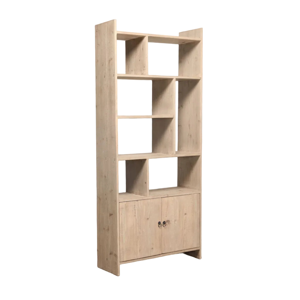 Elm wooden rack with doors – image 2