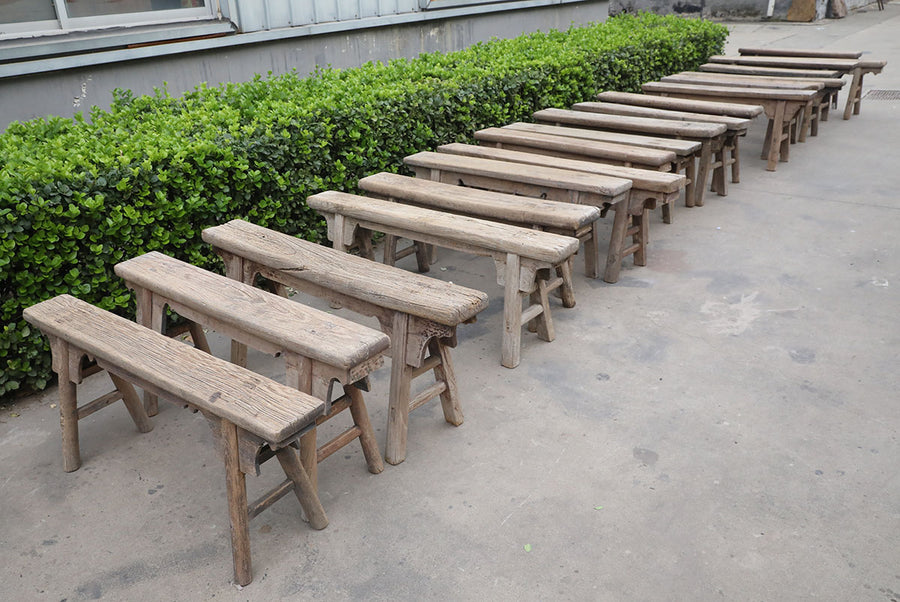 Wooden bench