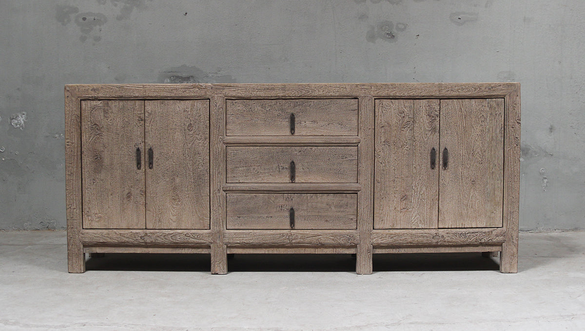Elm wooden sideboard