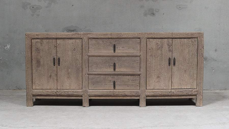 Elm wooden sideboard
