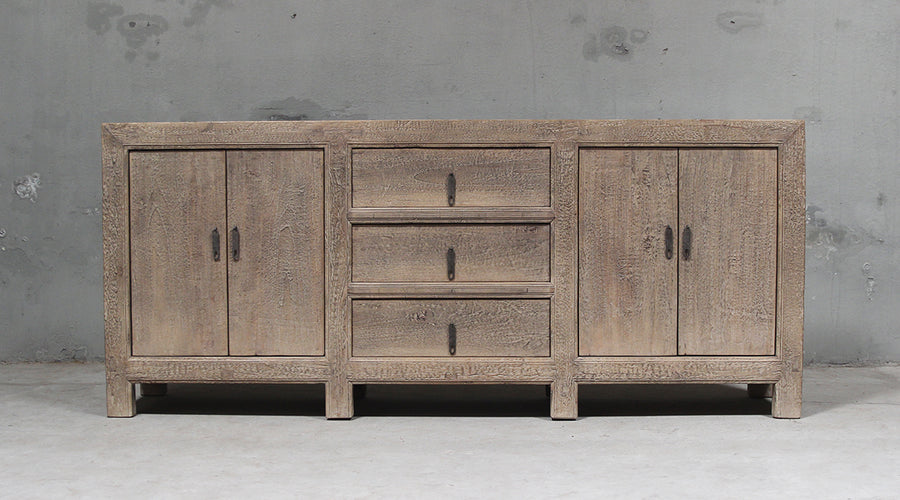 Elm wooden sideboard