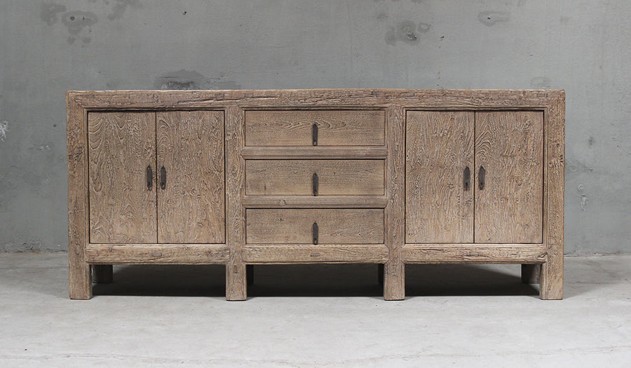 Elm wooden sideboard