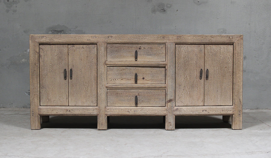 Elm wooden sideboard