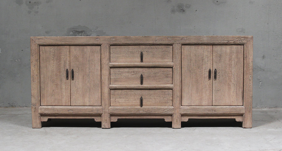 Elm wooden sideboard