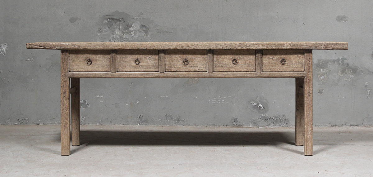Wall table 5 drawers
