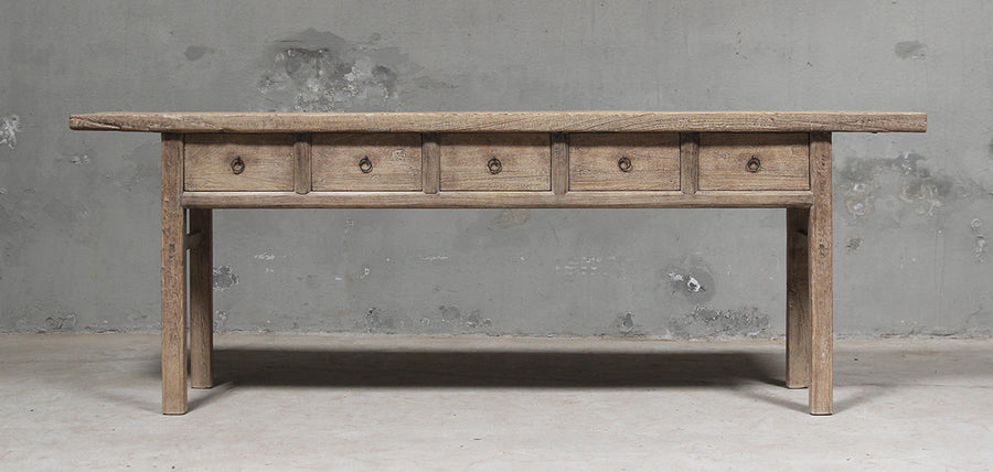 Wall table 5 drawers