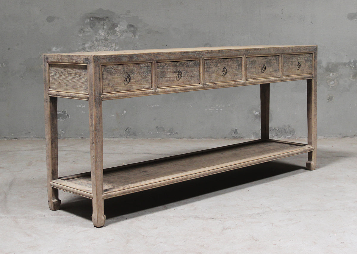 Wandtafel 5 lades met onderplank – image 2