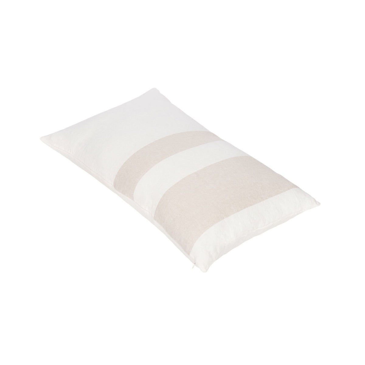 Linen Pillow Besos | Natural - Off-white | 50x90cm