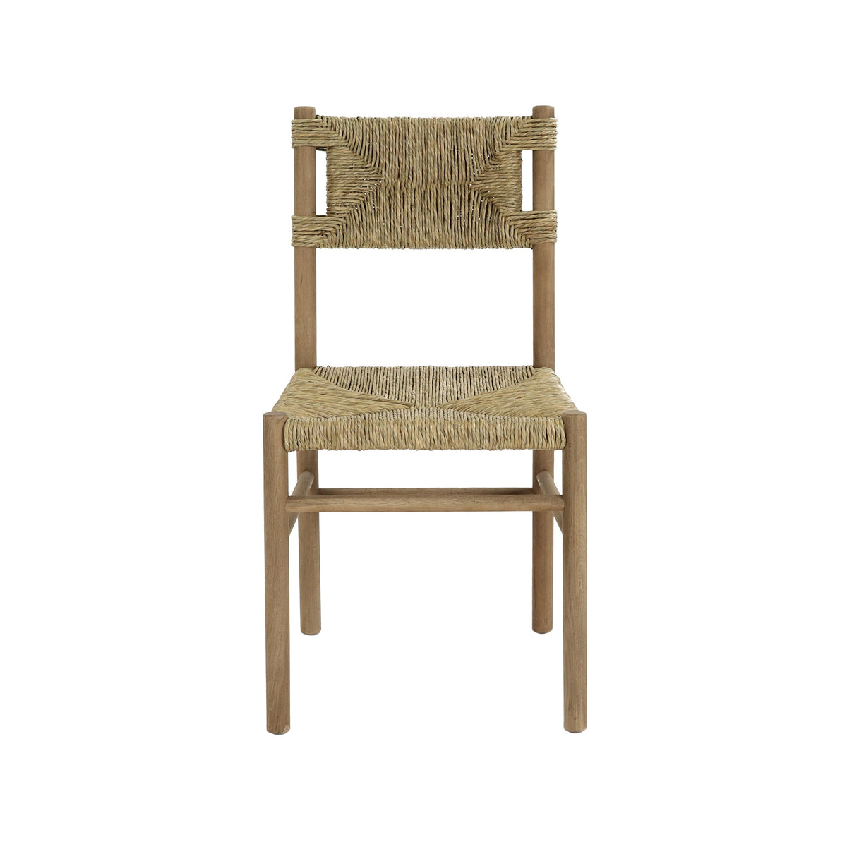 Meri Dining Chair | Oak & Seagrass | Natural