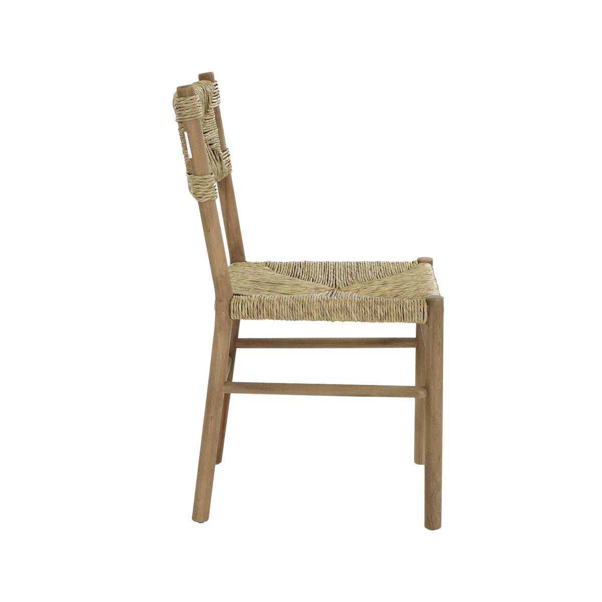 Meri Dining Chair | Oak & Seagrass | Natural