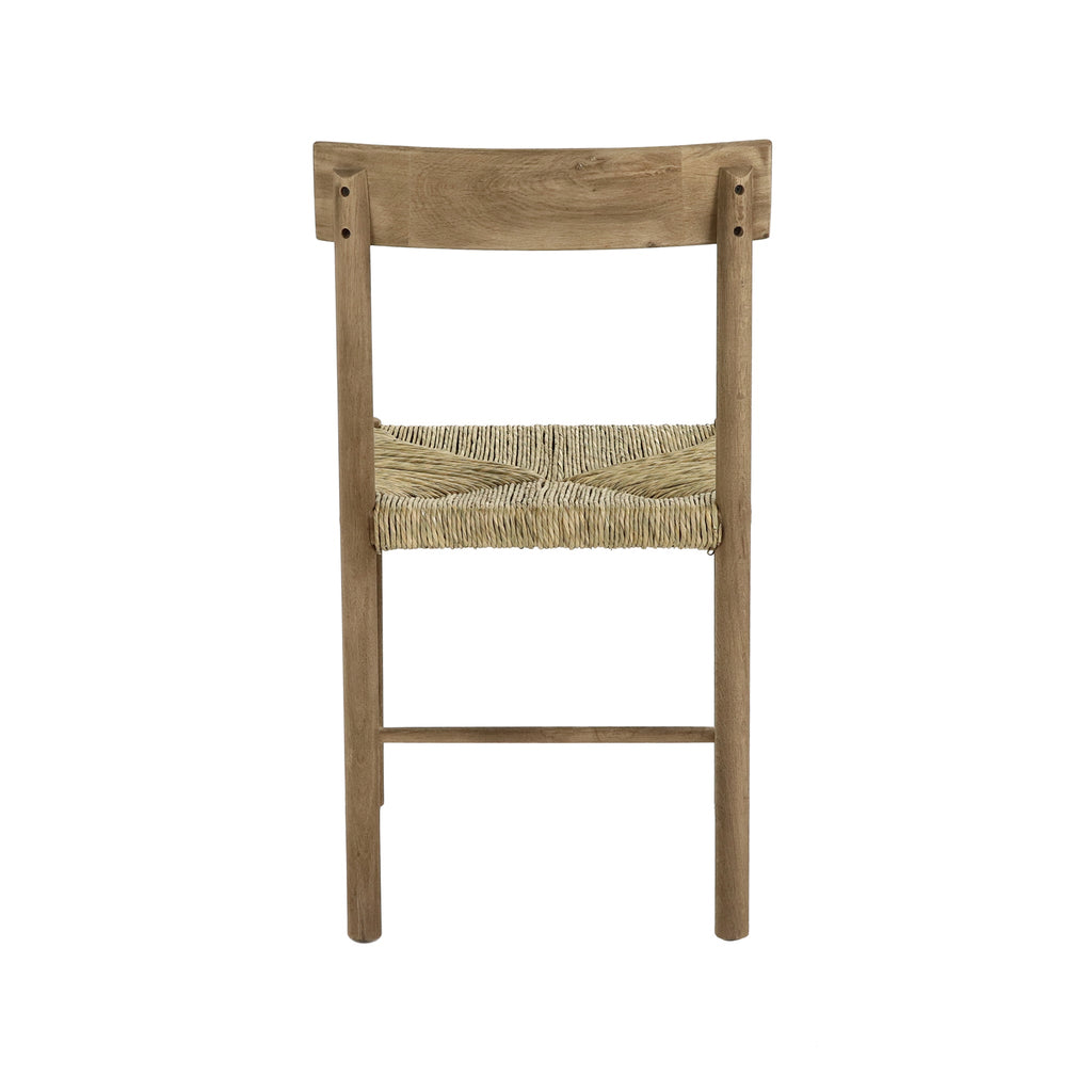 Mesi Dining Chair | Oak & Seagrass | Natural