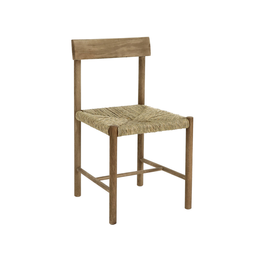 Mesi Dining Chair | Oak & Seagrass | Natural