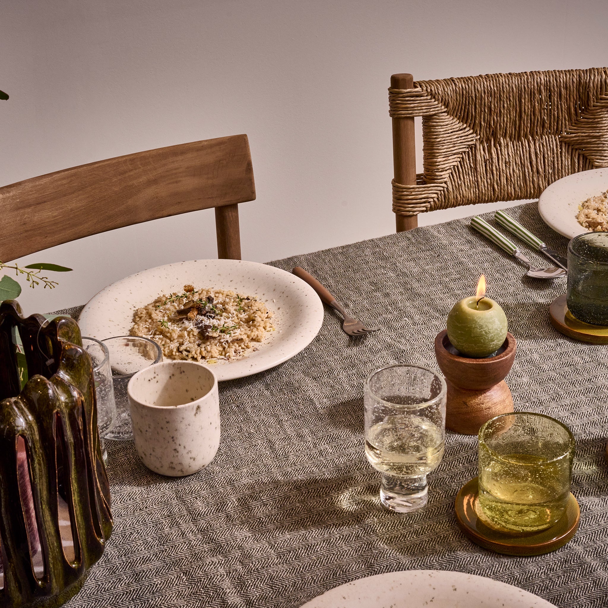 Mesi Dining Chair | Oak & Seagrass | Natural