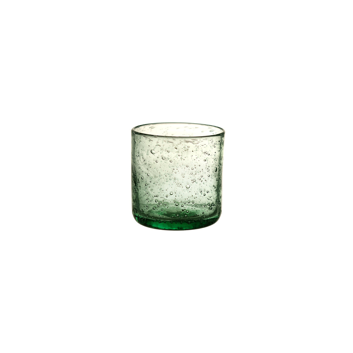 Bubble Tumbler Glass | Light Green | Ø8x8.2cm