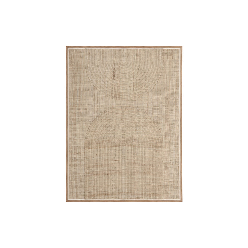 Orba Wall Art | Natural Palm Leaf | 102x76cm