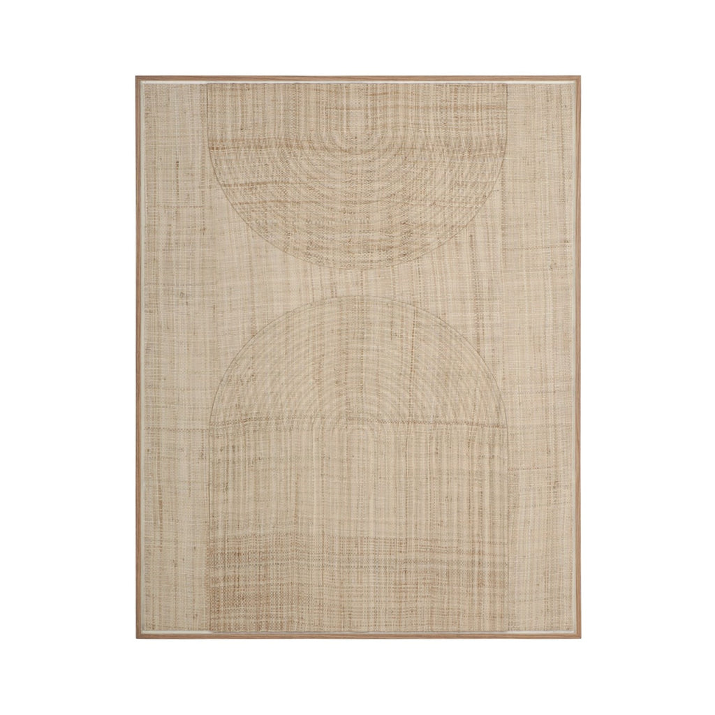 Orba Wall Art | Natural Palm Leaf | 127x102cm