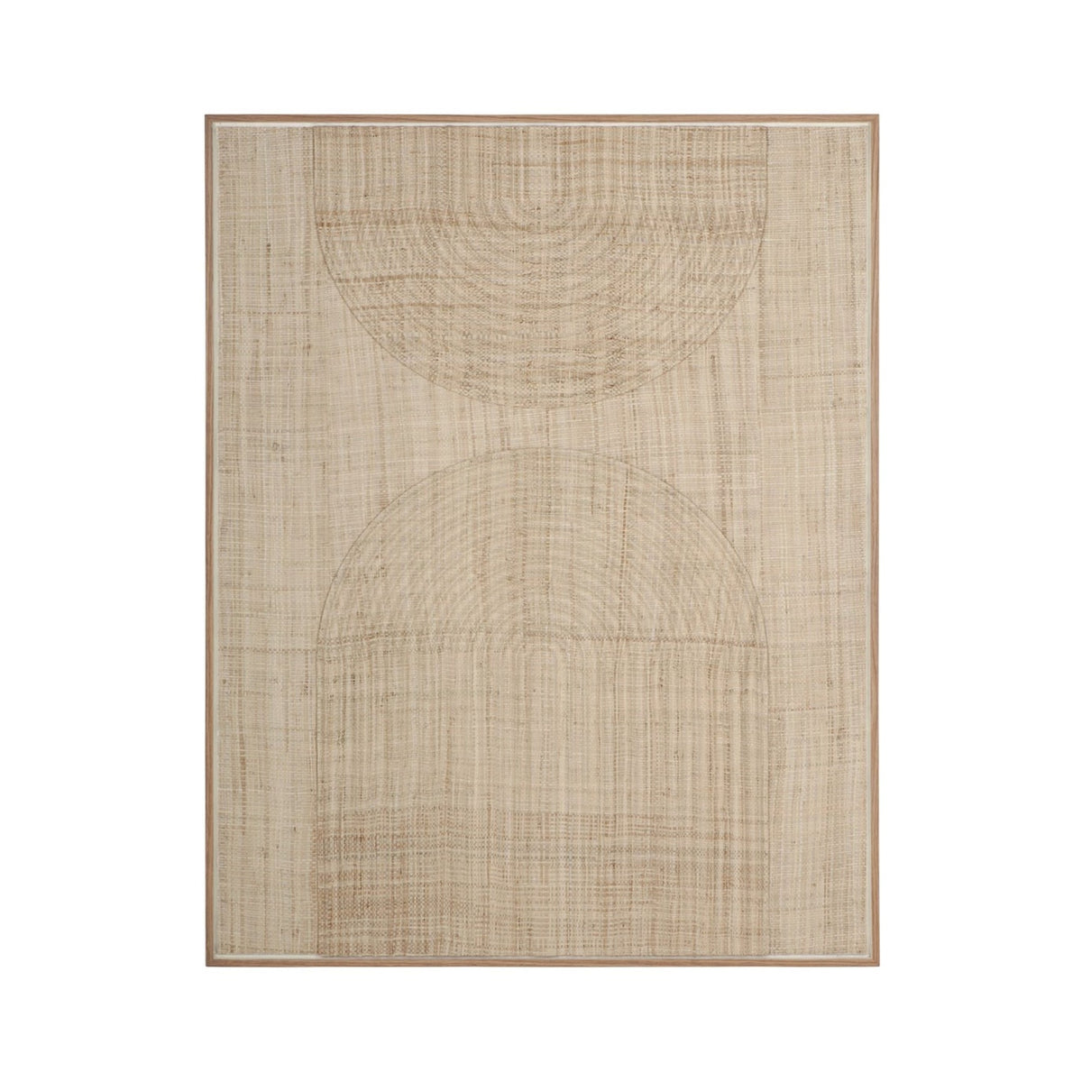 Orba Wall Art | Natural Palm Leaf | 127x102cm