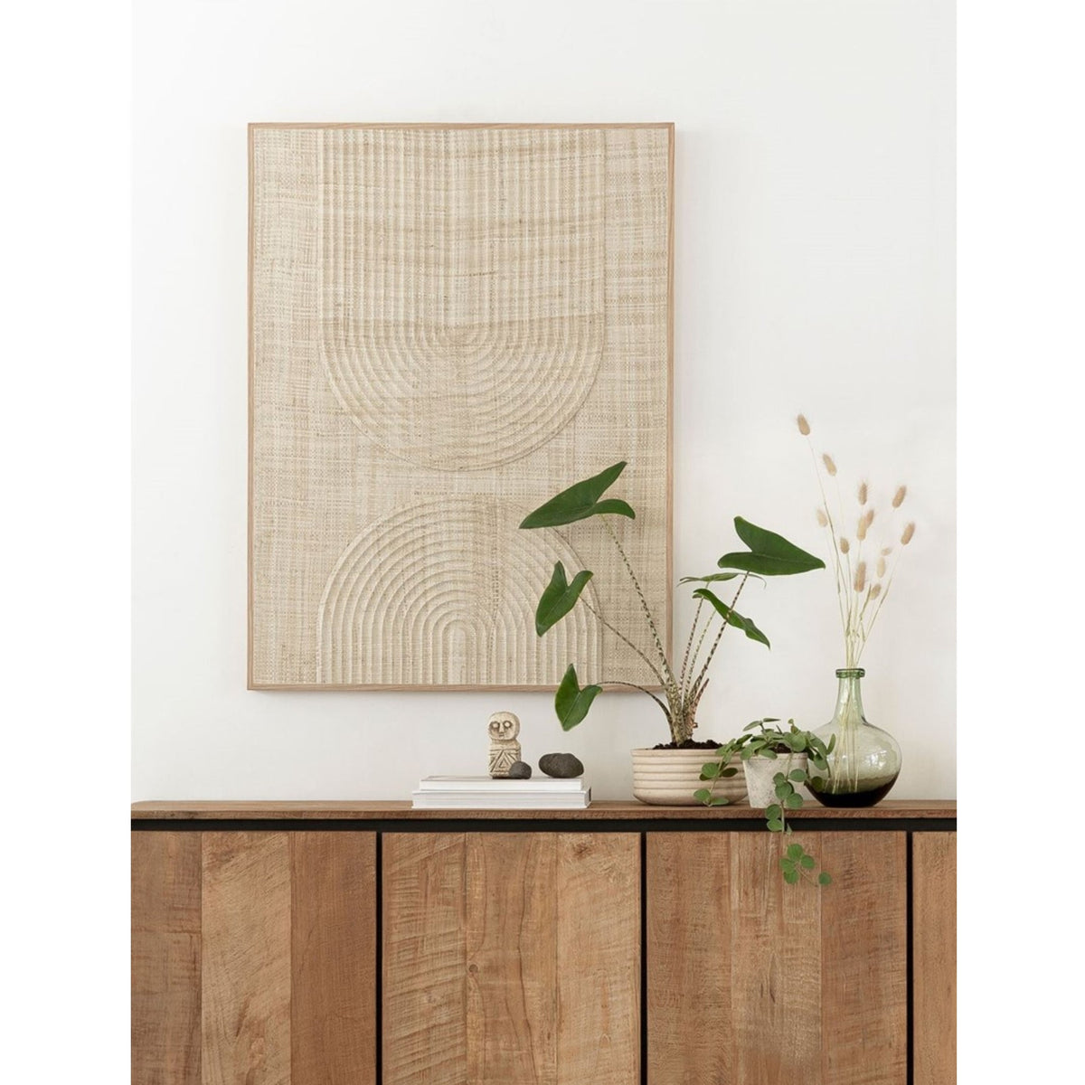 Orba Wall Art | Natural Palm Leaf | 102x76cm