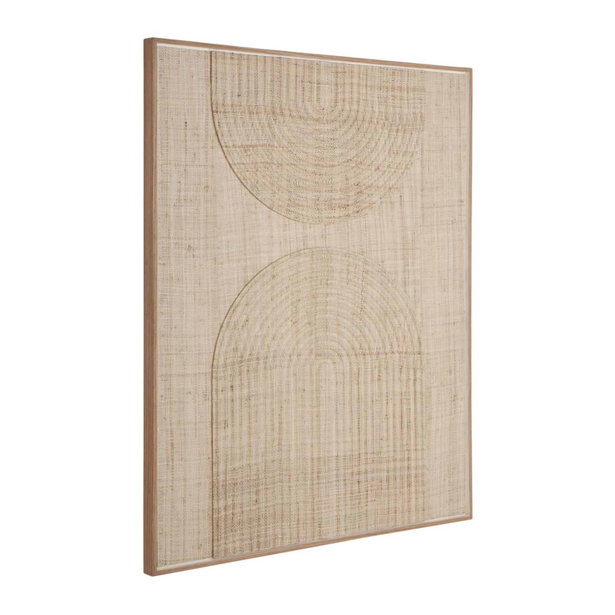 Orba Wall Art | Natural Palm Leaf | 127x102cm