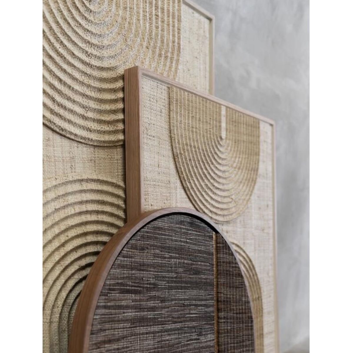 Orba Wall Art | Natural Palm Leaf | 102x76cm