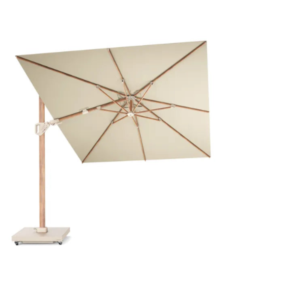 Parasol Challo T2 Premium 350x260 Teak / Champagne