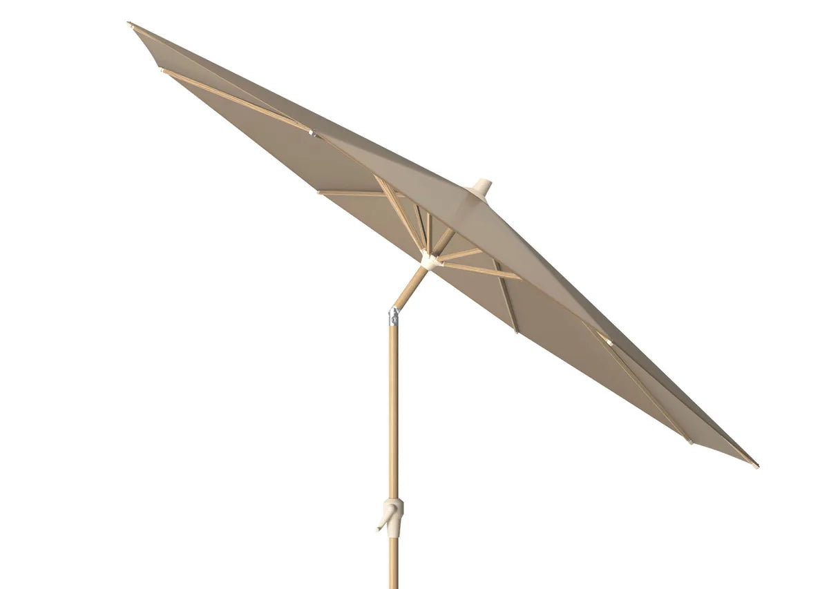 Parasol Riva Ø250 Teak / Taupe