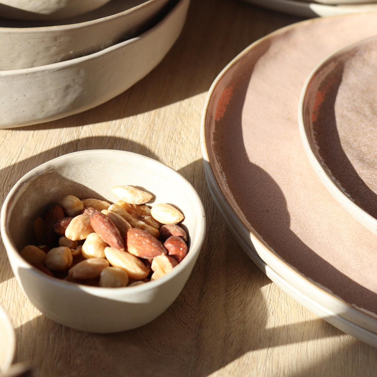 Piro Stoneware Bowl Small | Sea Shell | Ø9x4.2cm