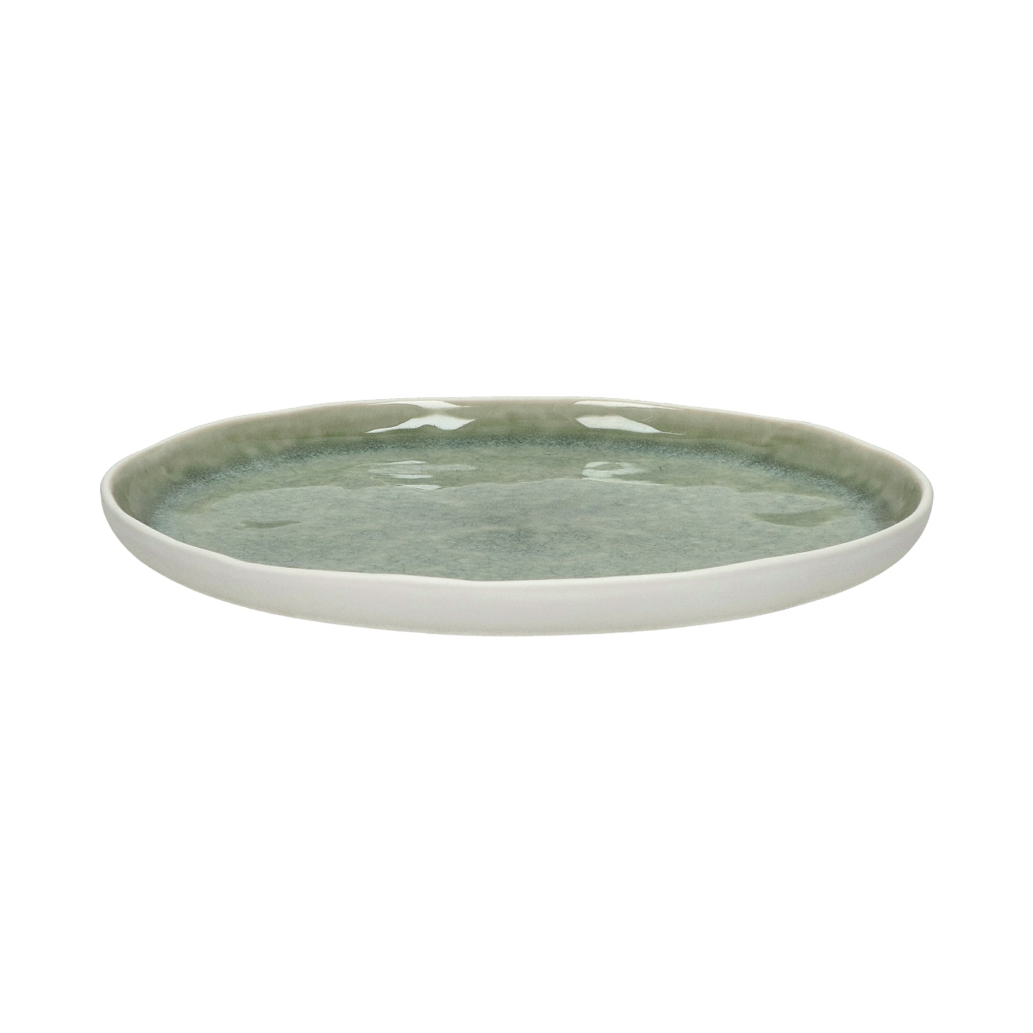 Piro Stoneware Dessert Plate | Sea Green | Ø21x1,5cm