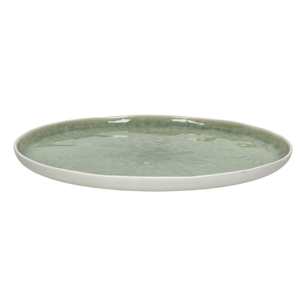 Piro Stoneware Dinner Plate | Sea Green | Ø27x1,5cm