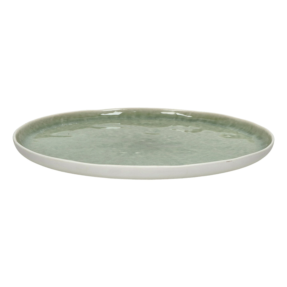Piro Stoneware Dinner Plate | Sea Green | Ø27x1,5cm