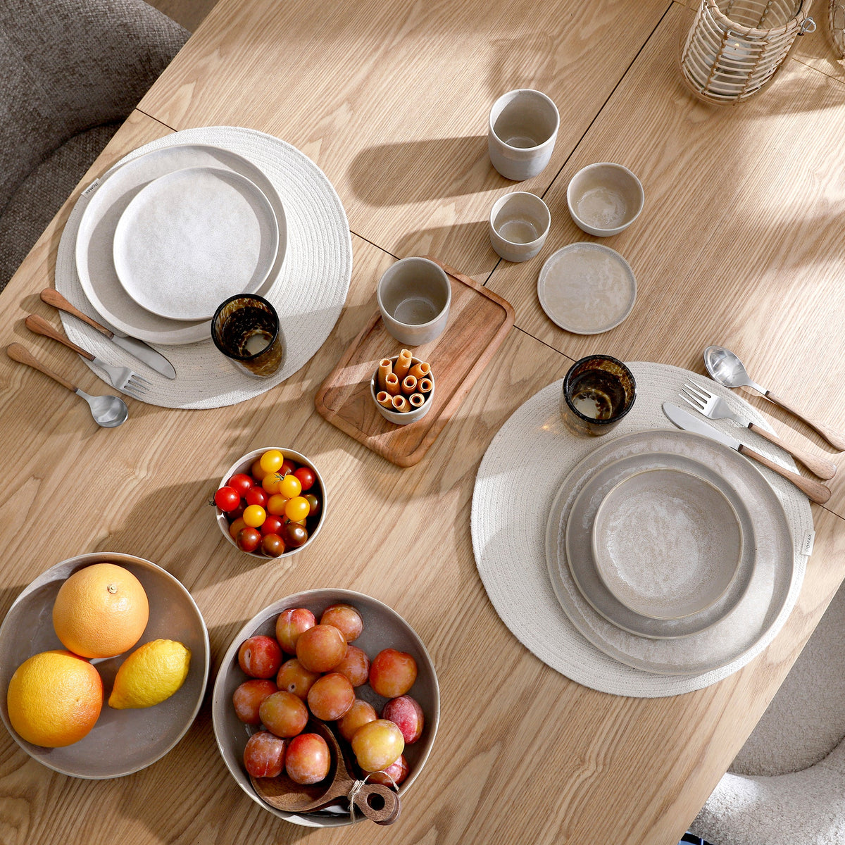 Piro Stoneware Dinner Plate | Sea Shell | Ø27x1,5cm