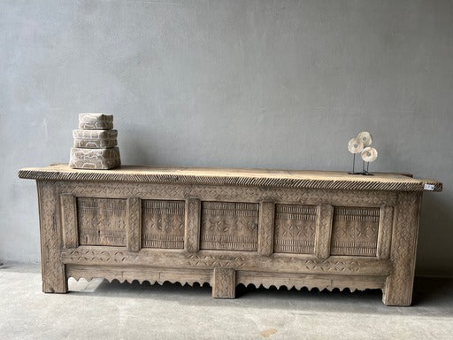 Antique carving TV cabinet