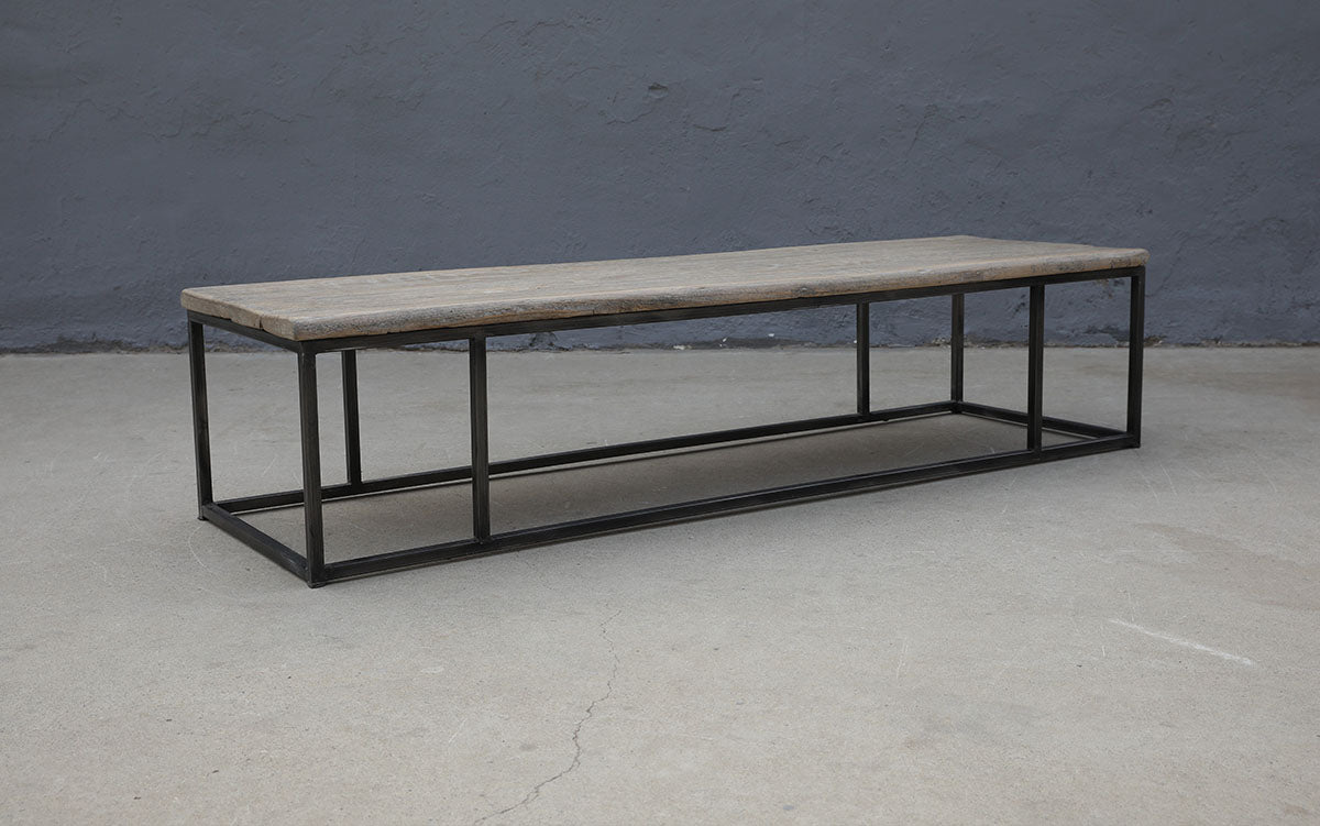 Coffee table iron frame