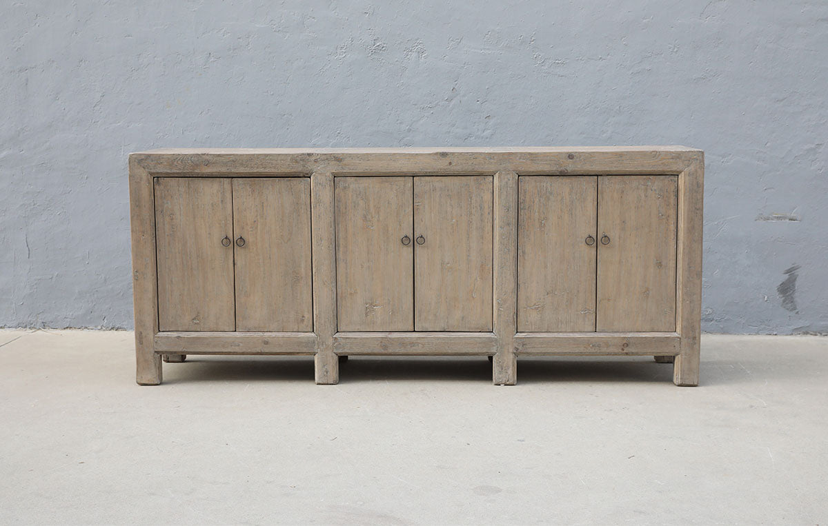 Elm wooden sideboard