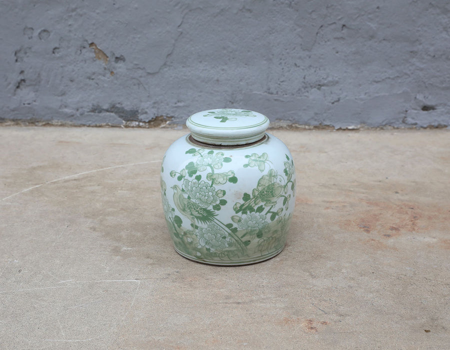 Tobacco jar green