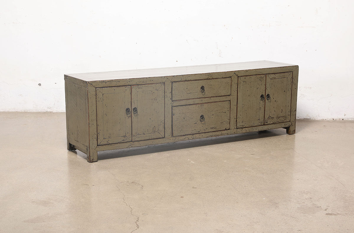 TV-meubel hoogglans groen – image 2