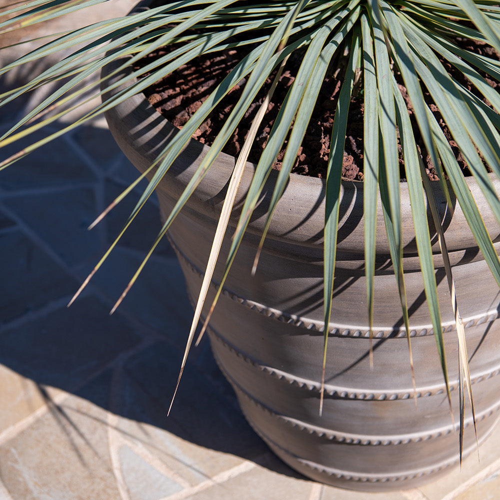 Flowerpot Selena S, Chalk beige - Ø29cm x (H)26cm