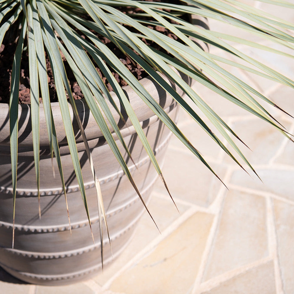 Flowerpot Selena S, Chalk beige - Ø29cm x (H)26cm