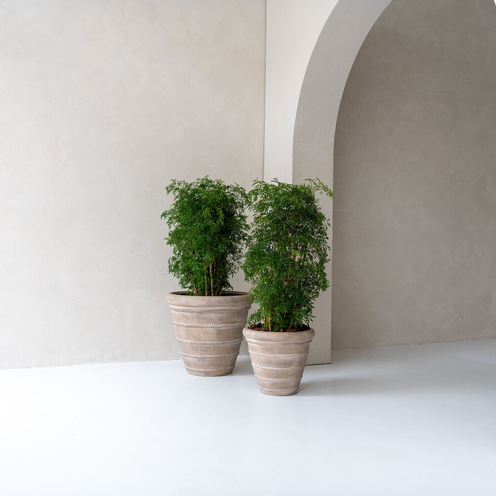 Flowerpot Selena S, Chalk beige - Ø29cm x (H)26cm