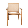 Rosa Dining Chair | Teak & Rattan | Natural