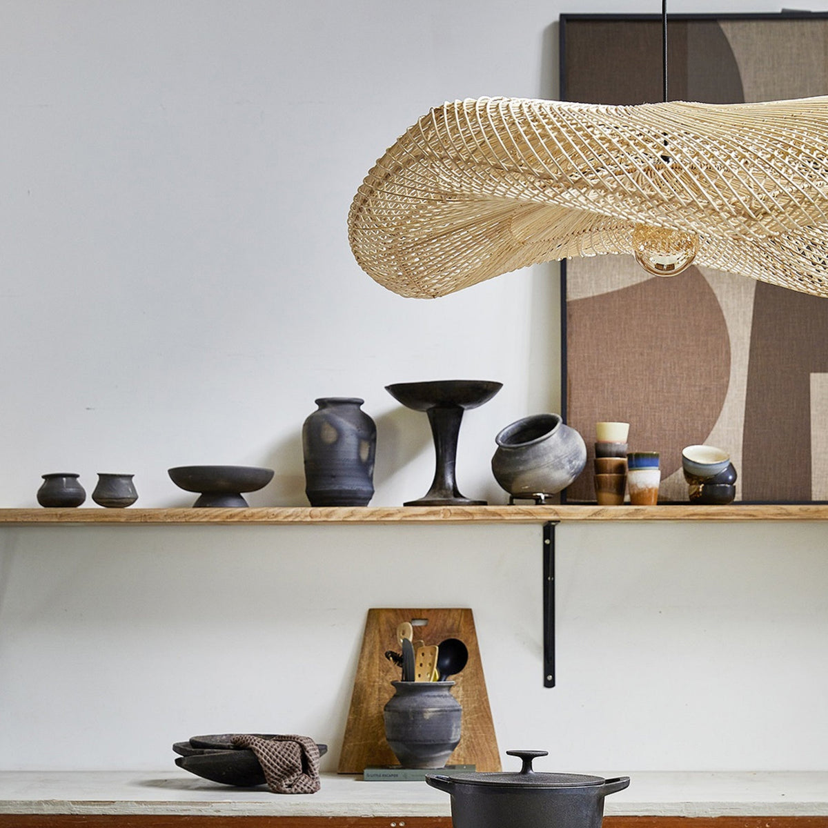 Mijas Pendant Lamp XXL | Natural | Ø115cm