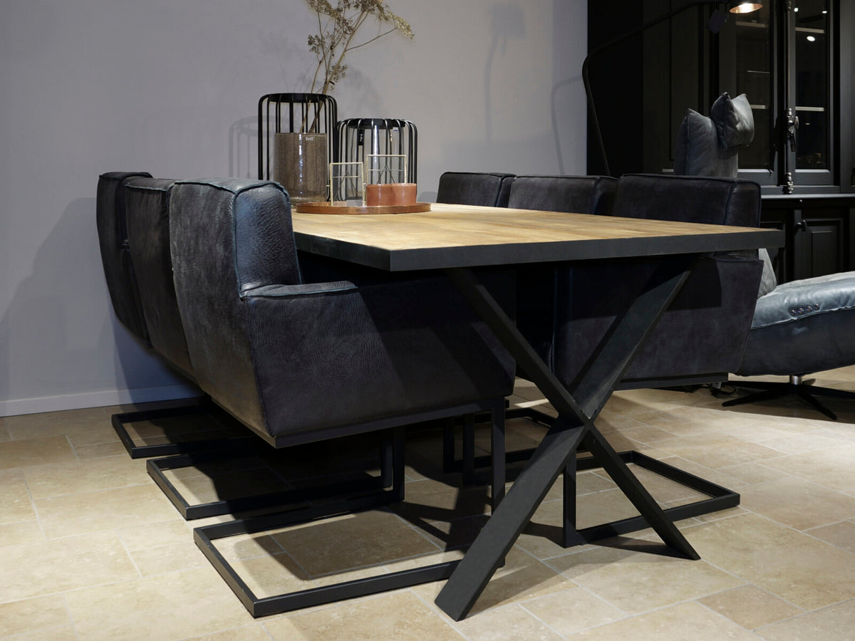 STEEL Dinner table cross leg – image 3