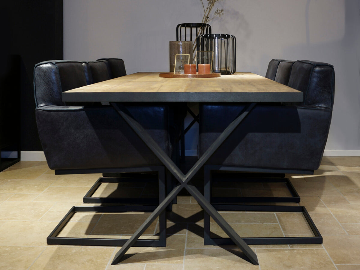 STEEL Dinner table cross leg – image 2