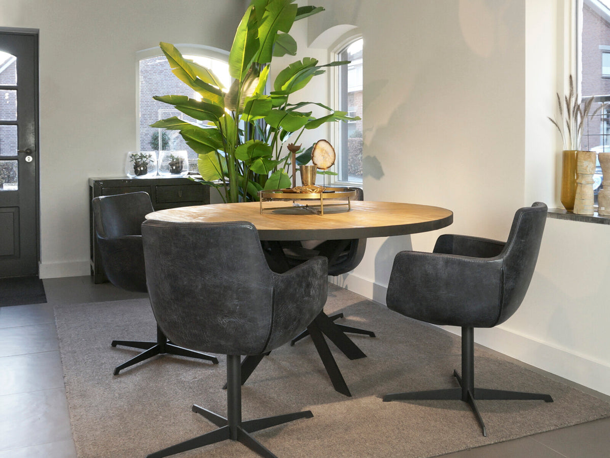 STEEL Round Dinner Table – image 2