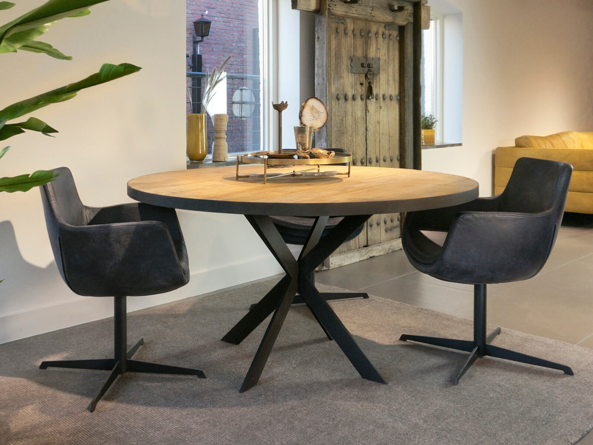 STEEL Round Dinner Table