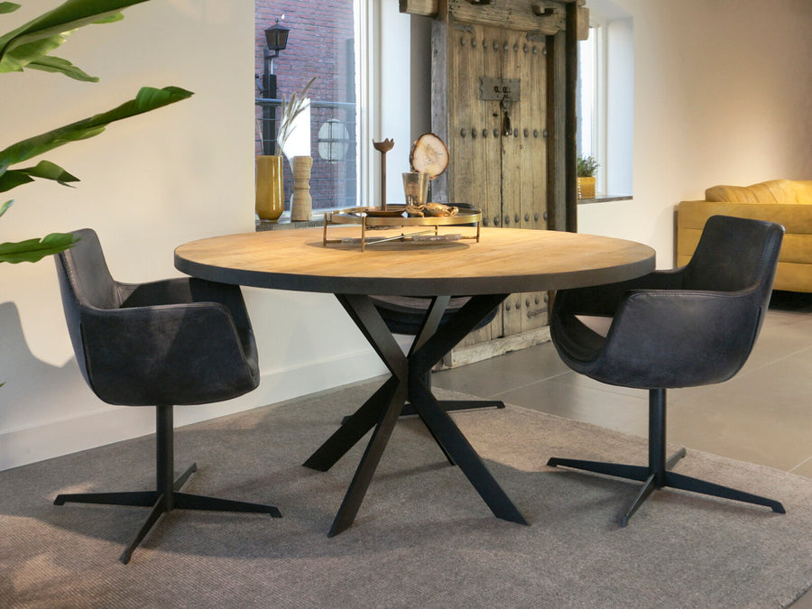 STEEL Round Dinner Table