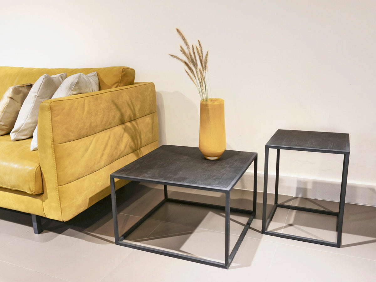 STEEL corner table 35 Black – image 2