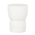 Sidetable Lineo Ø30 | Fiber Cement White