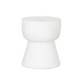 Sidetable Matta Small Ø30 | Fiber Cement White