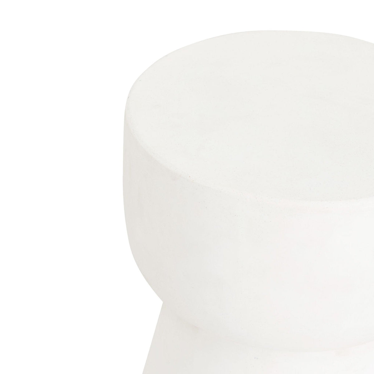 Sidetable Matta Small Ø30 | Fiber Cement White